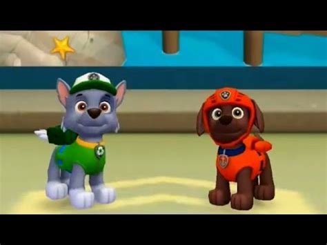 Paw Patrol. Rescue Run. The Bay. Rocky and Zuma. Games for ...