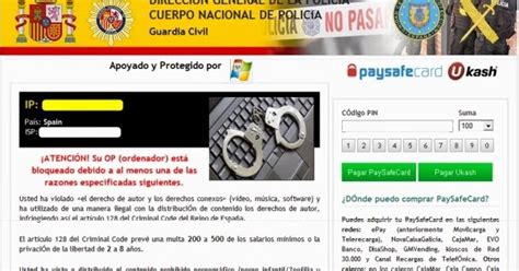 PCinformaticaIntegral.es: QUE HACE EL VIRUS DE LA POLICIA?