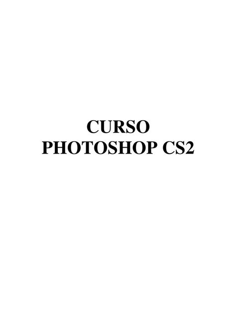 PDF de programación   Curso Photoshop CS2