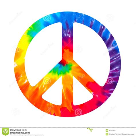 Peace Sign clipart tye dye   Pencil and in color peace ...