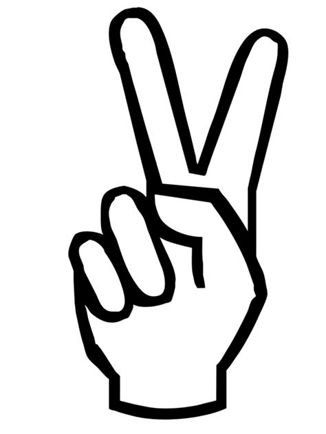 Peace Sign Hand | Clipart Panda   Free Clipart Images
