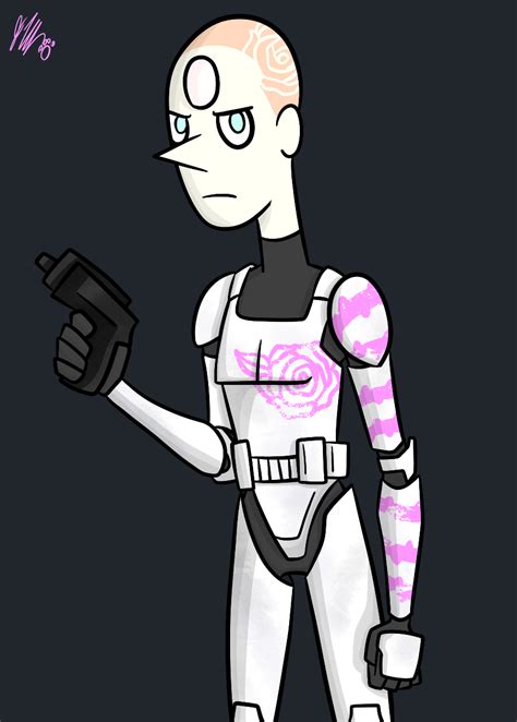 Pearl as a Clone Trooper | Steven Universe | Know Your Meme