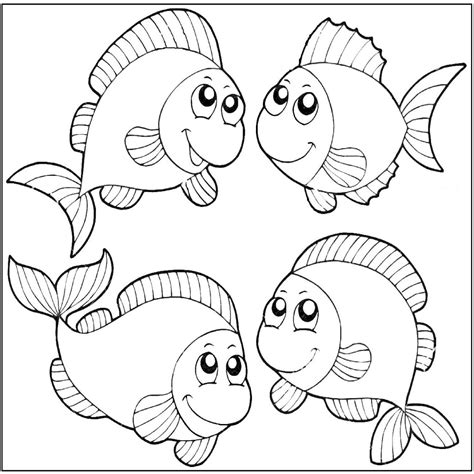 Peces Para Colorear Haz Click En Un Pez Ngel Dibujos Para ...