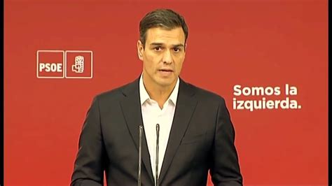 PEDRO SANCHEZ  PSOE    Rueda de prensa REFERENDUM CATALUÑA ...