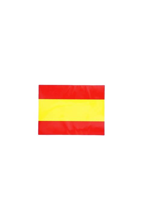 Pegatina plana de la Bandera de España sin Escudo