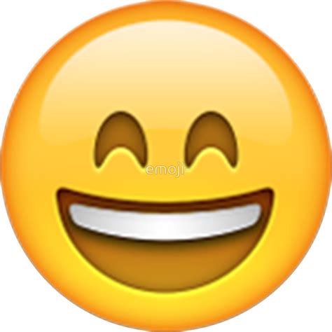 Pegatinas «Emoji   Cara sonriente con la boca abierta y ...