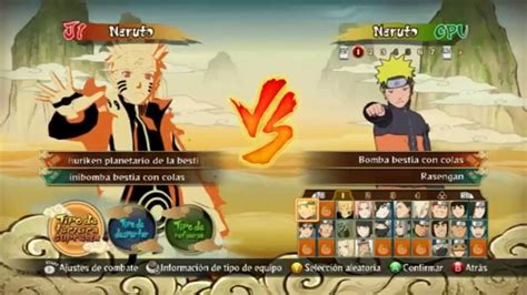 Pelea Naruto vs Gaara Juego Naruto Shippuden Ultimate ...