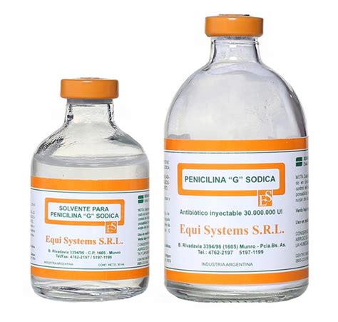 Penicillina G Sodium   Comprar   Equi Systems   Ekinos.com.ar