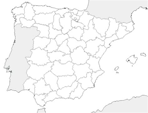 Peninsula Iberica Mapa 53294 | NOTEFOLIO