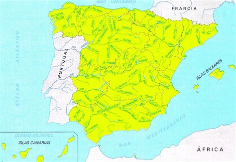 Peninsula Iberica Rios Mapa images