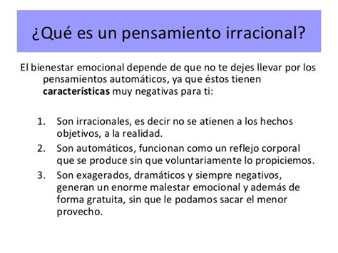 Pensamiento irracional