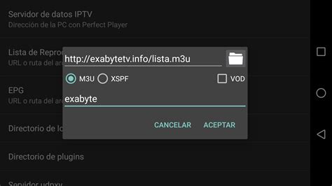 Perfect Player IPTV: Reproductor de listas M3U y guia EPG