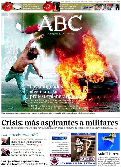 Periódico ABC  España . Periódicos de España. Edición de ...