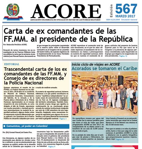 Periodico Archivos   ACORE Colombia
