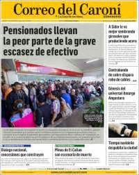 Periódico Correo del Caroní  Venezuela . Periódicos de ...