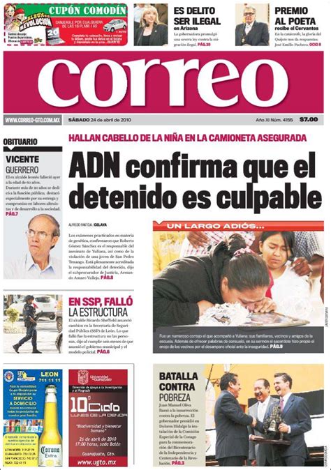 Periódico Correo   El diario del Estado de Guanajuato ...