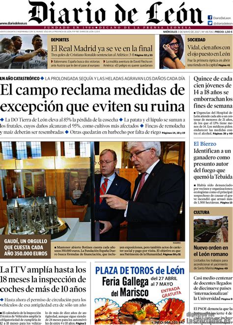 Periodico Diario de León   3/5/2017