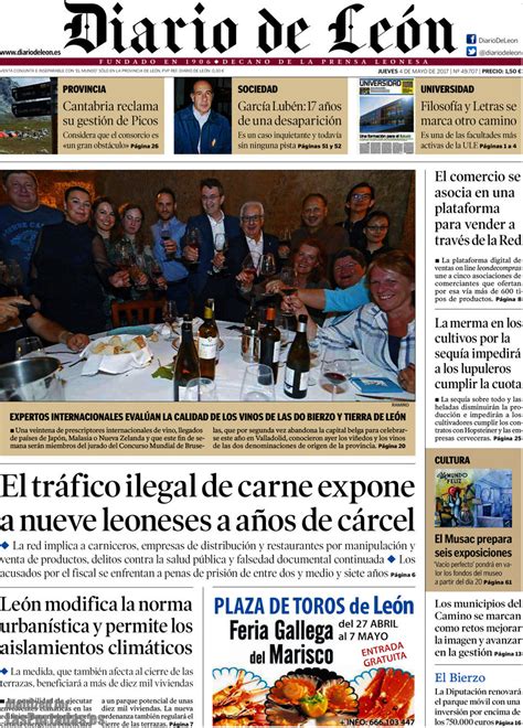 Periodico Diario de León   4/5/2017