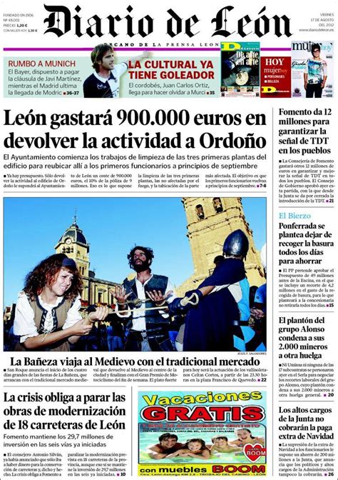 Periódico Diario de León   Bierzo  España . Periódicos de ...