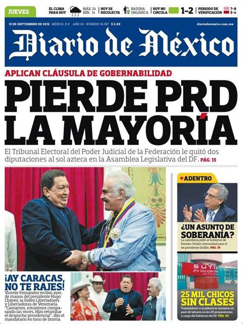 Periódico Diario de México  México . Periódicos de México ...