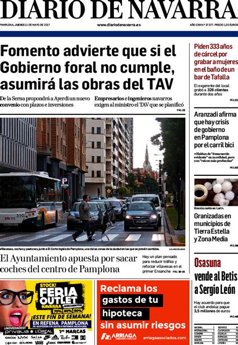 Periodico Diario de Navarra   11/5/2017