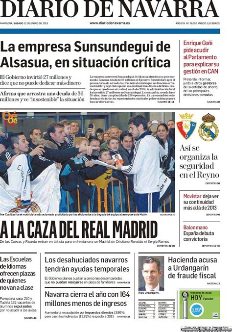 Periodico Diario de Navarra   12/1/2013