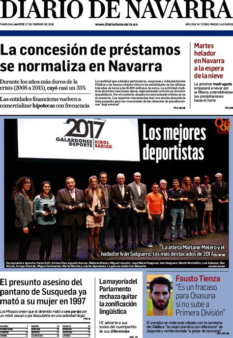 Periodico Diario de Navarra   27/2/2018