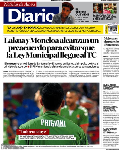 Periodico Diario de Noticias de Álava   10/1/2017