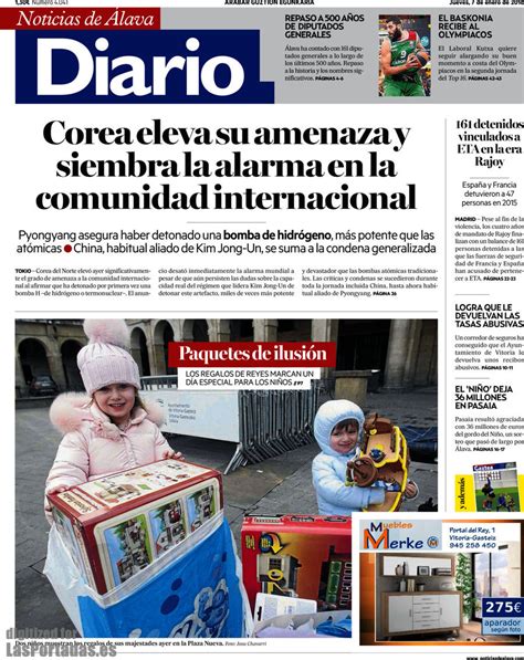 Periodico Diario de Noticias de Álava   7/1/2016