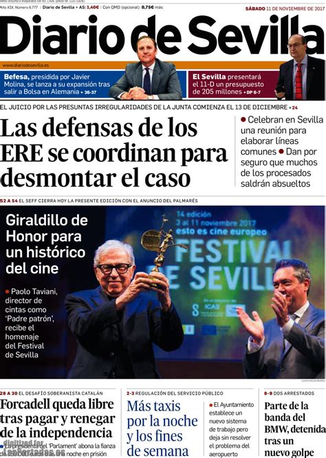 Periodico Diario de Sevilla   11/11/2017