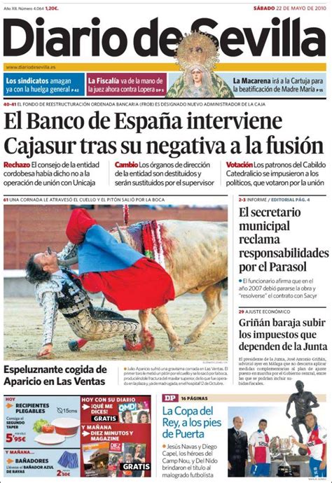 Periódico Diario de Sevilla  España . Periódicos de España ...
