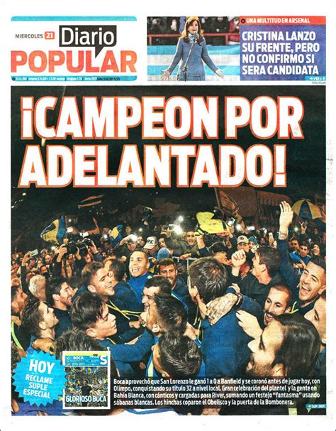 Periódico Diario Popular  Argentina . Periódicos de ...