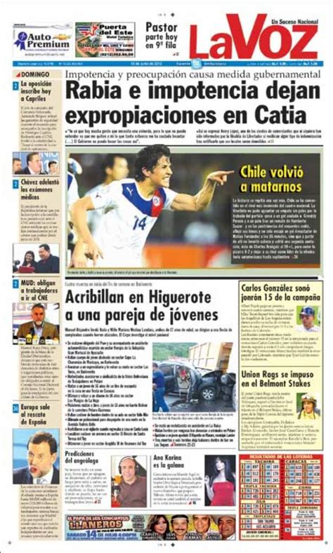 Periódico Diario Voz Venezuela . Periódicos de Venezuela ...