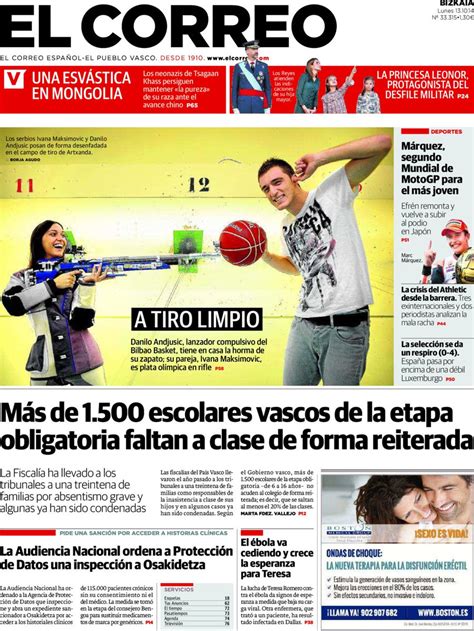Periodico El Correo   13/10/2014
