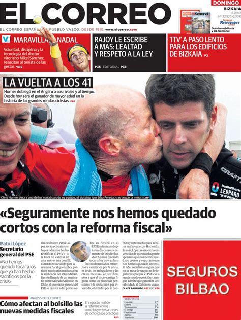 Periodico El Correo 15/9/2013