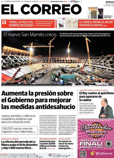 Periodico El Correo 17/11/2012