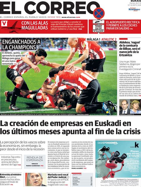 Periodico El Correo 26/11/2013
