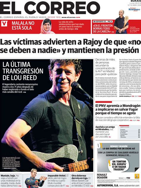 Periodico El Correo 28/10/2013
