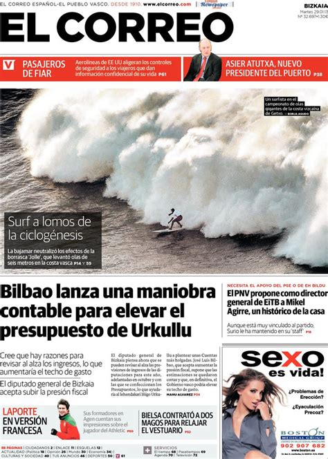 Periodico El Correo 29/1/2013