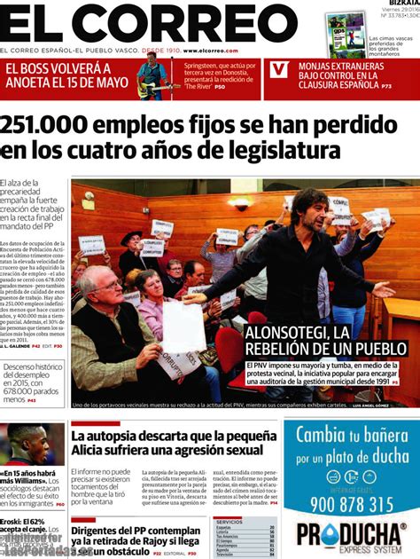 Periodico El Correo 29/1/2016