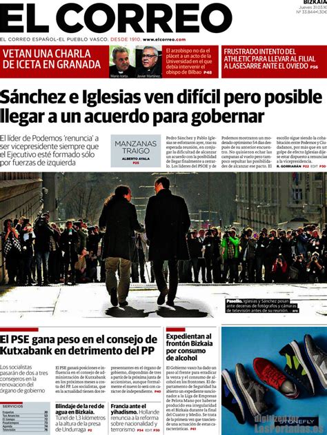 Periodico El Correo   31/3/2016