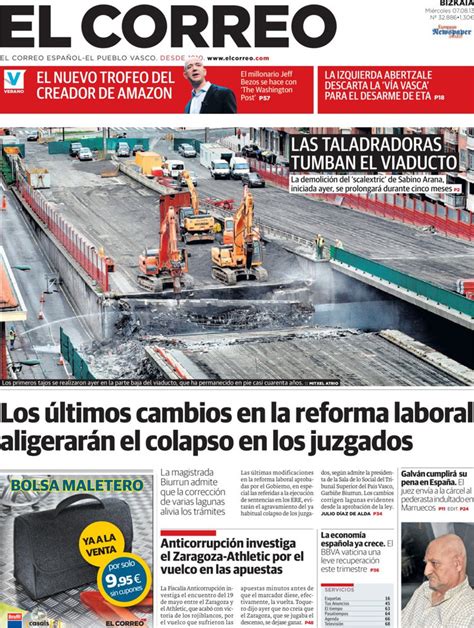 Periodico El Correo 7/8/2013