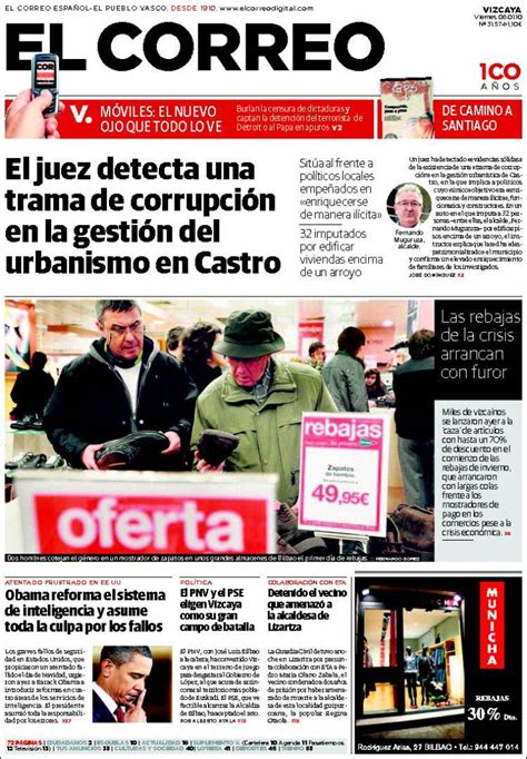 Periódico El Correo  España . Periódicos de España ...