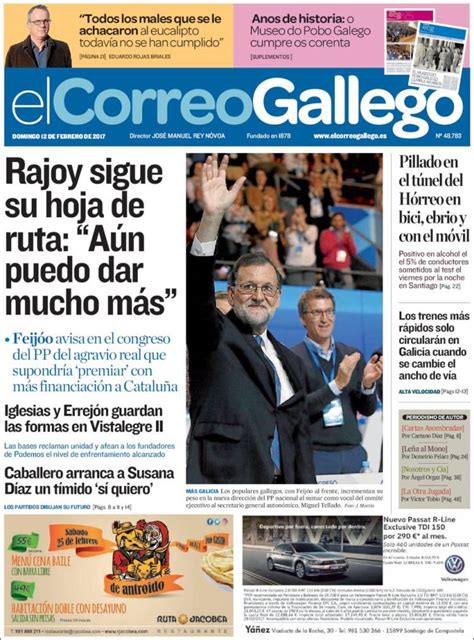 Periódico El Correo Gallego  España . Periódicos de España ...
