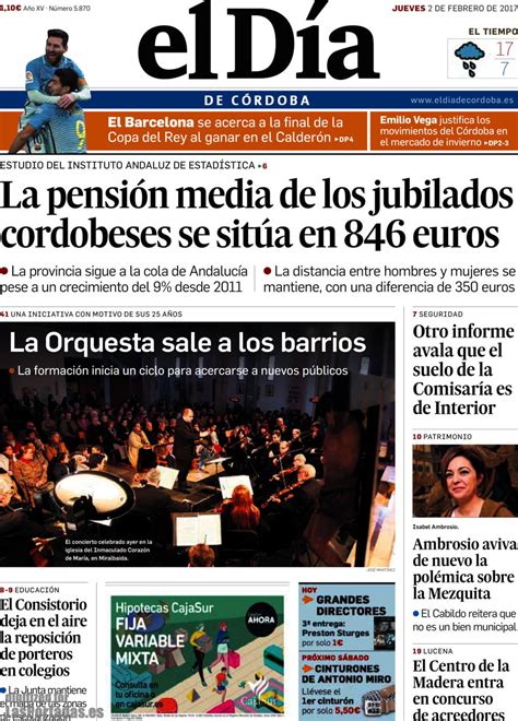 Periodico El Día de Córdoba   2/2/2017