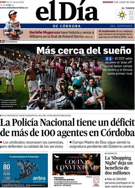 Periodico El Día de Córdoba   5/6/2016