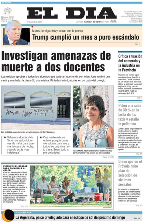 Periódico El Día de la Plata  Argentina . Periódicos de ...