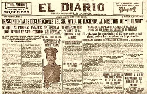 PERIODICO  EL DIARIO  1914