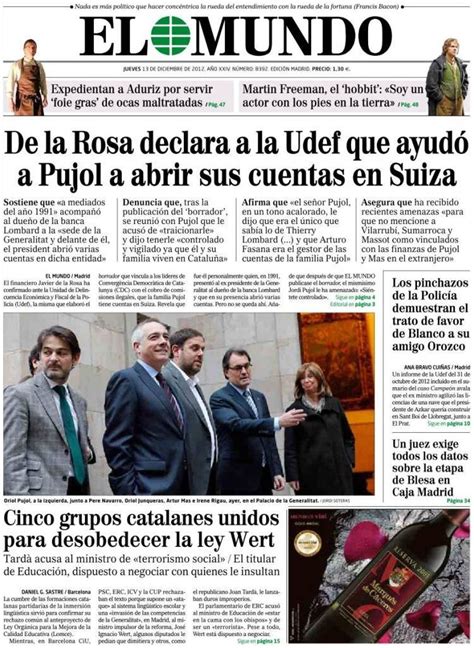 Periodico El Mundo   13/12/2012