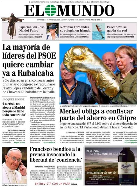 Periodico El Mundo   17/3/2013
